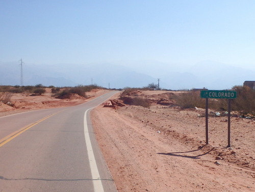 We have turned away from Rio Calchaqui and we are crossing through Colorado.